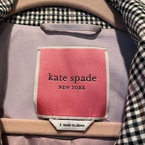 Kate Spade violet rain coat size S
